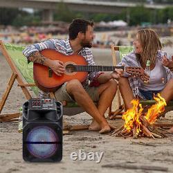 9000W Portable Bluetooth Speaker 15 Subwoofer Heavy Bass Party System AUX & Mic