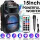 9000w Portable Bluetooth Speaker Sub Woofer Heavy Bass Sound Party System With Mic
