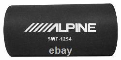 ALPINE SWT-12S4 12 1000W Car Audio Subwoofer in Bass Tube Enclosure 4-Ohm Sub