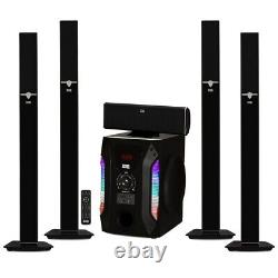 Acoustic Audio Bluetooth Tower 5.1 Home Speaker System with 8 Powered Subwoofer