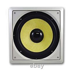 Acoustic Audio HDS10 Flush Mount Subwoofer In Wall with 10 Speaker and Amp