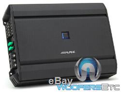 Alpine S-a55v 5-channel 60w Rms X 4 + 300w Rms X 1 Component Speakers Amplifier