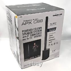 American Audio APX-CS8 Powered Column Speaker System with Subwoofer