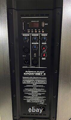 American Audio KPOW 15BT MK II 1,000W 15 Powered Speaker Black (EXCELLENT)