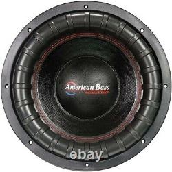 American Bass 12 Subwoofer XFL-1222 Car Audio Speaker Dual 2 Ohm 3000W Max New