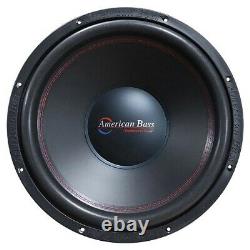 American Bass 15 Subwoofer XO1544 1000W Audio Speaker 120 OZ Magnet Dual 4OHM