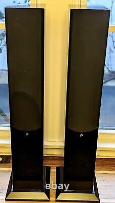 Aperion Audio 522D-PT Powered Tower Speakers with Built-in Subwoofers + Amplifiers