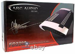 Arc Audio Fd2200 Car 2 Channel 740w Max Component Speakers Subwoofer Amplifier