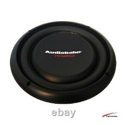 Audiobahn 1200W 10 25cm Sub woofer Slim Shallow Car Audio Bass Speaker 4 ohm