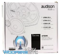 Audison Apbmw S8-2 8 150w Rms 2-ohm Shallow Slim Compact Subwoofer Bass Speaker