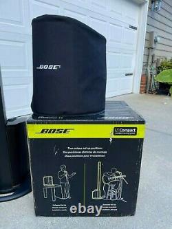 BOSE L1 COMPACT PORTABLE SPEAKER SOUND AUDIO SYSTEM With SUBWOOFER AND CARRY CASE