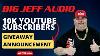 Big Jeff Audio 10k Youtube Giveaway Big Jeff Cash And Rockford Fosgate 16 Subwoofer T2s1 16