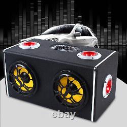 Bluetooth Car Speaker 360° Heavy Bass Subwoofer Sound System & Remote Control US