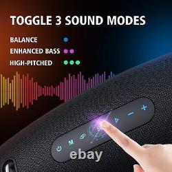Bluetooth Speaker Powerful Subwoofer, Immersive Sound, Waterproof & Portable