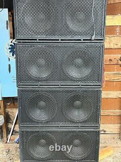 Custom Double 15 Subwoofers PA Pro Audio Subs speakers