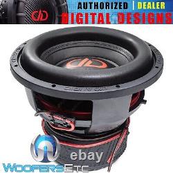 DD Audio 712f-d4 12 Sub Woofer 4500w Dual 4-ohm Car Subwoofer Bass Speaker New