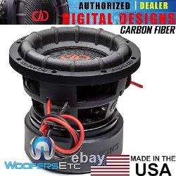 DD Audio Cb-1506-d4 Super Charged 6.5 USA Made 2400w Dual 4-ohm Bass Subwoofer