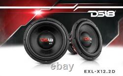 DS18 EXL-X12.2D 12 Car Audio Subwoofer 2500 Watts Dvc 2-Ohms (1 Speaker)