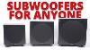 Dayton Audio Subwoofers Are Built For Everyone