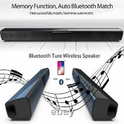 Doosl Sound Bar, 22 Inch Bluetooth TV Speaker with Remote & 4 Built-In Subwoofer