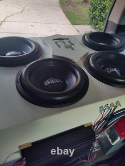 Ds18 speakers car audio and box with amp