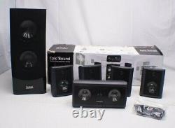 Epic Sound 5.1 Surround Sound Speakers With Passive Subwoofer NEW Open Box