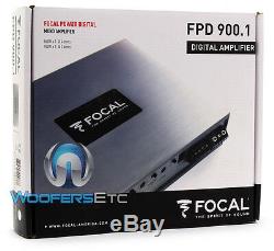 Focal Fpd 900.1 Car Monoblock 900w Rms Subwoofers Speakers Bass Amplifier New