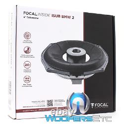Focal Isub Bmw-2 8 90w Rms Shallow Subwoofer Bass Speaker For Select Bmw New