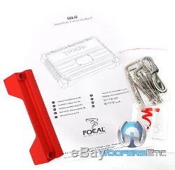 Focal Solid2 Red Amp 2 Channel 400w Max Speakers Component Subwoofer Amplifier