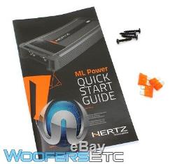 Hertz Mille ML Power 1 Monoblock 1000w Rms Subwoofers Speakers Class D Amplifier