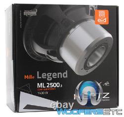 Hertz Ml2500.3 1 Sub 700w Rms Mille Legend Subwoofer Clean Bass Car Speaker New