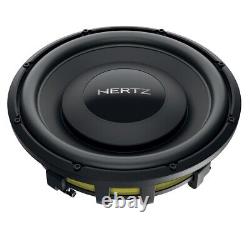 Hertz Mps250s4 Mille Pro 10 Shallow 1,000w 4-ohm Thin Subwoofer Speaker New