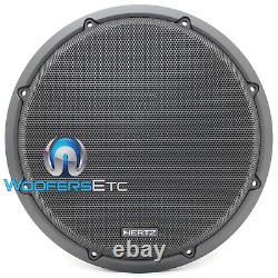 Hertz Mps300s4 Mille Pro 12 Shallow 1000w 4-ohm Thin Subwoofer Bass Speaker New