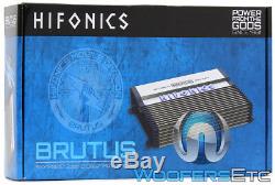 Hifonics Bxx1200.1d Brutus 1200w 1 Ch 2400w Max Subwoofers Speakers Amplifier