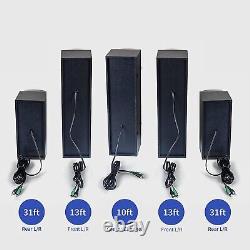 Home Theater Systems Surround Sound Speakers 10 Bass Sub Bluetooth for TV