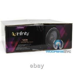 Infinity Ref1200s 12 Shallow 1200w Sub Car Audio Slim Subwoofer Bass Speaker