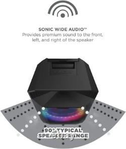 Ion ION Audio Total PA Live High-Power Bluetooth Speaker Wide Sound & LightsT