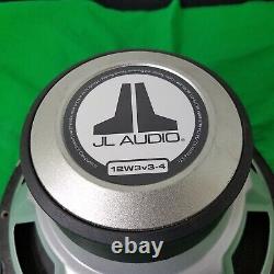 JL Audio W3 Speaker 12 Single Subwoofer 12W3v3-4 Tested good Condition