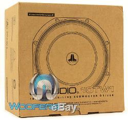 Jl Audio 10tw1-4 10 600w Max 4-ohm Tw1 Subwoofer Low Profile Thin Speaker New