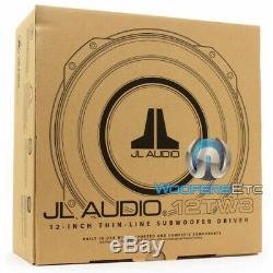Jl Audio 12tw3-d4 12 Dual 4 Ohm Shallow Slim Mount Thin Subwoofer Speaker New