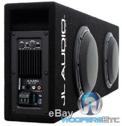 Jl Audio Acp208lg-w3v3 8 Loaded Subwoofers Speakers & Enclosure Box & Amplifier