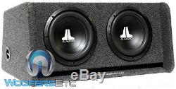 Jl Audio Cp210-w0v3 10 10w0v3-4 Loaded Subwoofers Ported Enclosure Bass Box New