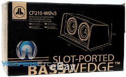 Jl Audio Cp210-w0v3 10 10w0v3-4 Loaded Subwoofers Ported Enclosure Bass Box New
