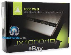 Jl Audio Jx1000/1d Amp 2000w Max Subwoofers Speakers Bass Amplifier 1000/1 New