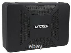 KICKER 11HS8 8 150W Hideaway Car Audio Powered Subwoofer Sub HS8+6.5 Speakers