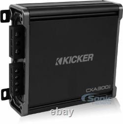 Kicker 10 Car Audio Subwoofer+Sealed Sub Box+Monoblock Amp+Amp Kit+Speaker Wire