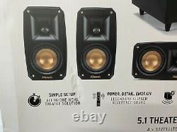 Klipsch Reference Theater Pack 5.1 CH Surround Sound System Speakers Subwoofer