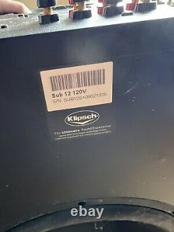 Klipsch SUB 12 Powered Subwoofer Speaker with BASH Amplifier Audio Equipment
