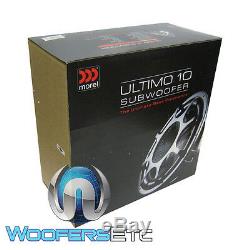 MOREL ULTIMO Ti10 10 SUB 1000W 2-OHM CAR AUDIO SUBWOOFER CLEAN BASS SPEAKER NEW