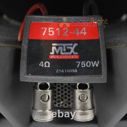 MTX Audio 12 Subwoofer 1500 Watts Max Dual 4 Ohm Audio 75 Series 7512-44 Single